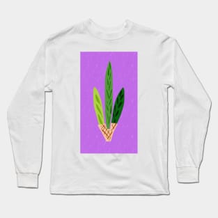 Lulav Lilac Print Long Sleeve T-Shirt